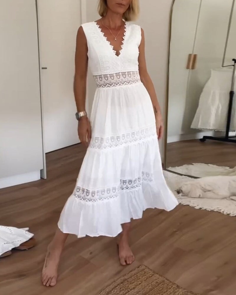 Zivome® | V-Neck Lace Dress
