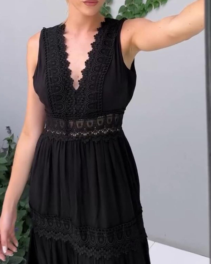 Zivome® | V-Neck Lace Dress