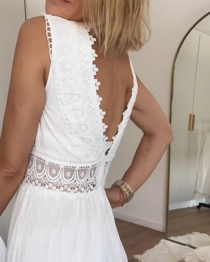 Zivome® | V-Neck Lace Dress