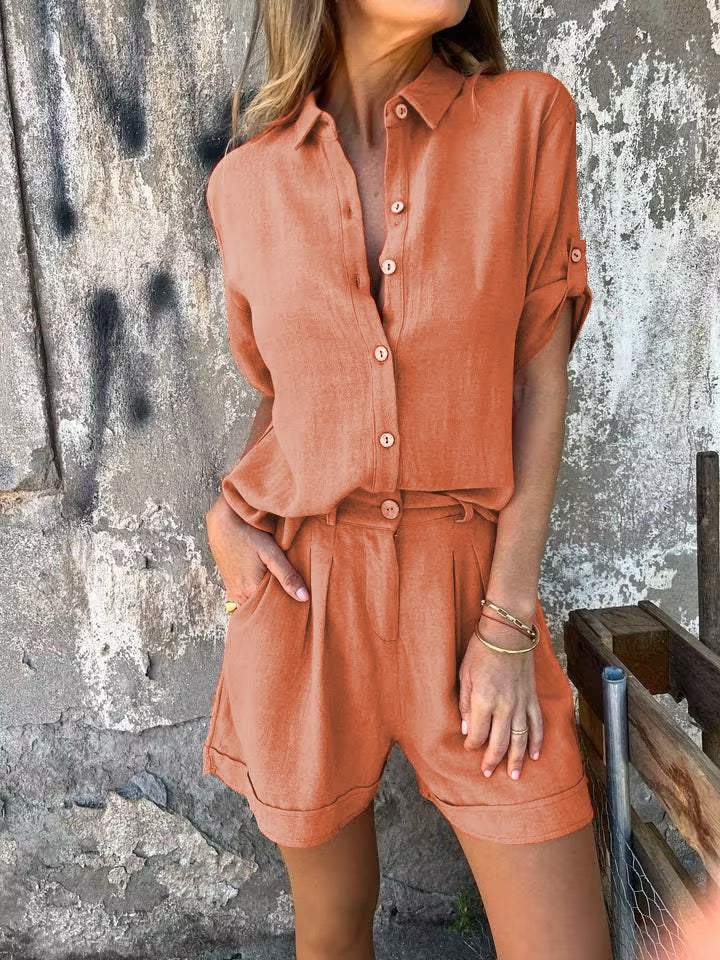 Zivome® | 2-Piece Linen Spring/Summer Set