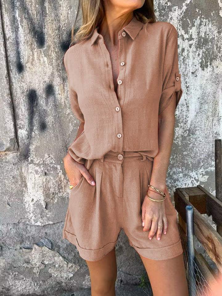 Zivome® | 2-Piece Linen Spring/Summer Set