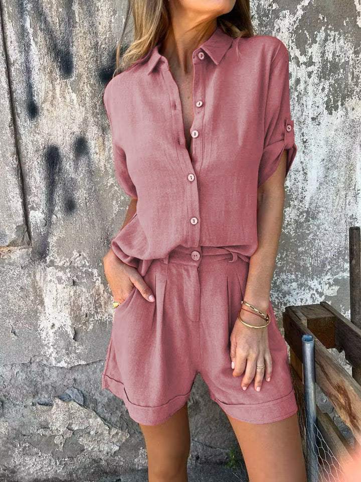 Zivome® | 2-Piece Linen Spring/Summer Set
