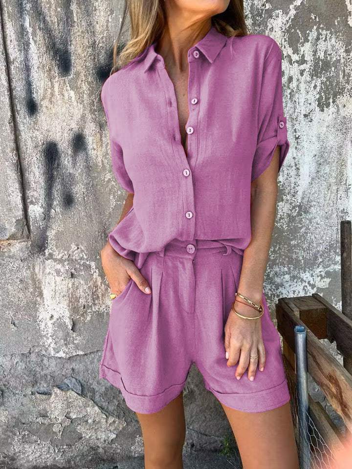 Zivome® | 2-Piece Linen Spring/Summer Set