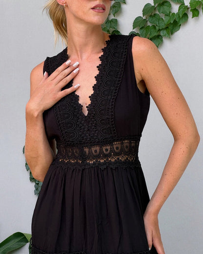 Zivome® | V-Neck Lace Dress