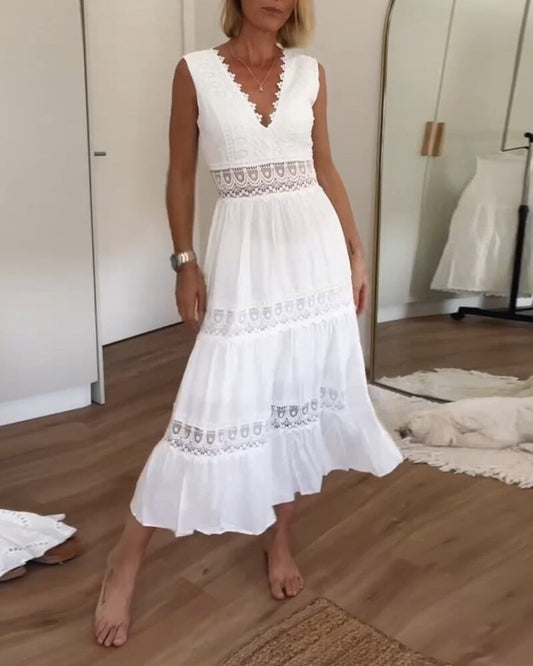 Zivome® | V-Neck Lace Dress