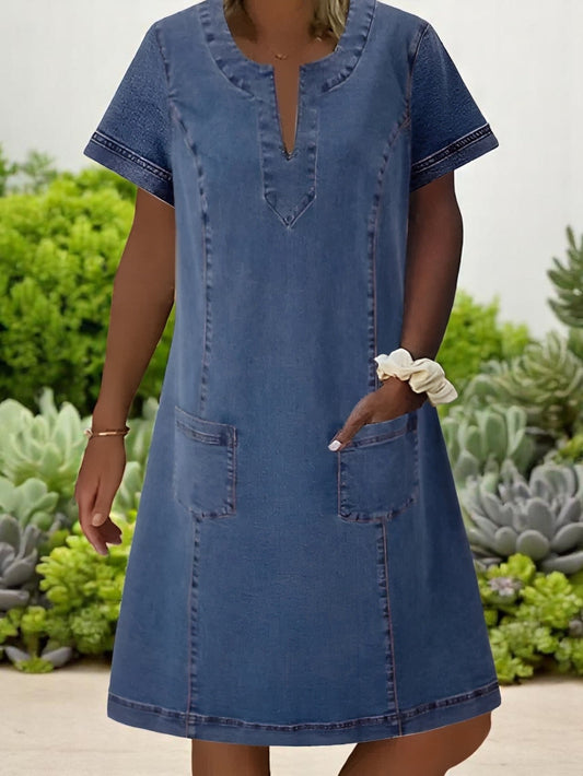 Amber™ | Soft Denim Dress