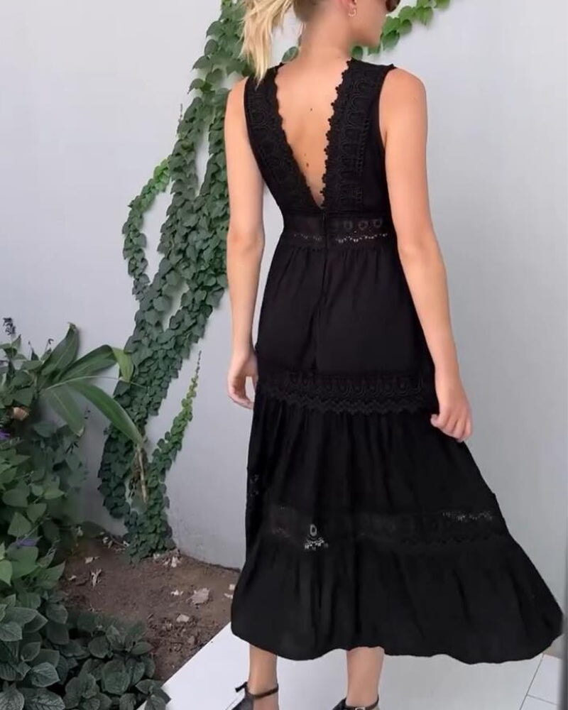 Zivome® | V-Neck Lace Dress